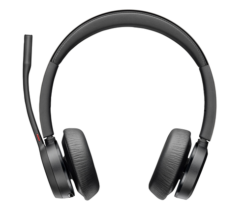 Poly Voyager 4320-M - Auricular - en oreja - Bluetooth - inalámbrico, cableado - USB-A a través de adaptador Bluetooth - negro - Certificado para Equipos de Microsoft, Certificado por Zoom