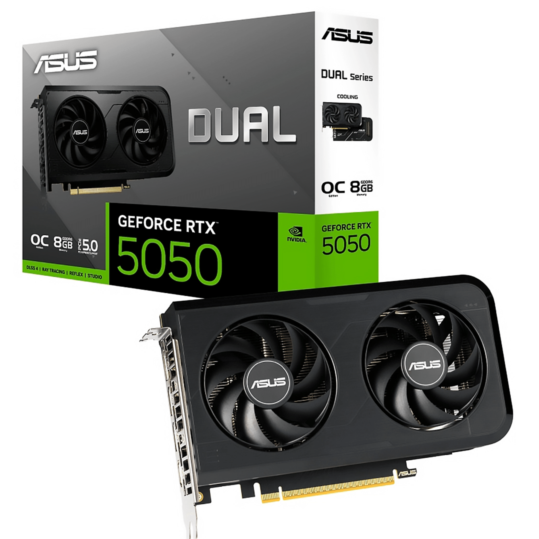 ASUS - PCI Express 5.0. - NVIDIA GeForce RTX 5050 - DUAL-RTX5050-O8G