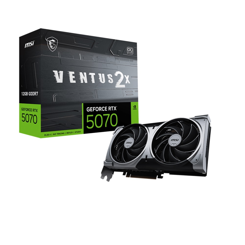 MSI - PCI Express - NVIDIA GeForce RTX 5070 - 12G VENTUS 2X OC