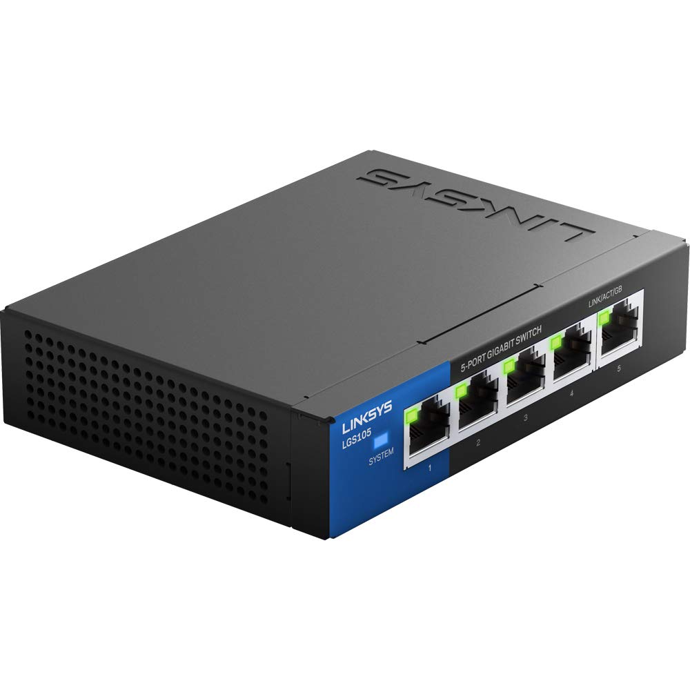 Switch 5 puertos PoE+ no Admin LGS105P Linksys