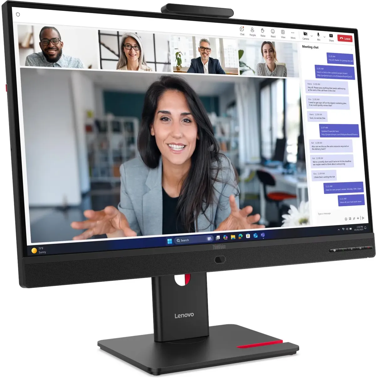 LENOVO ThinkVision T27QD-4v 2K PivotDock 120HzCAM