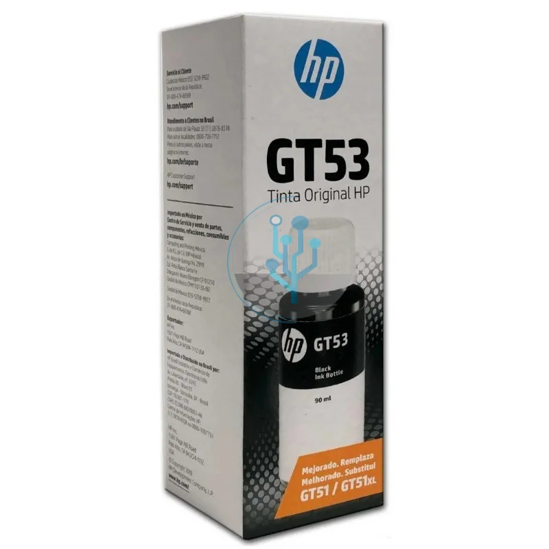 Tinta HP GT53 90-ml Black Original Ink Bottle
