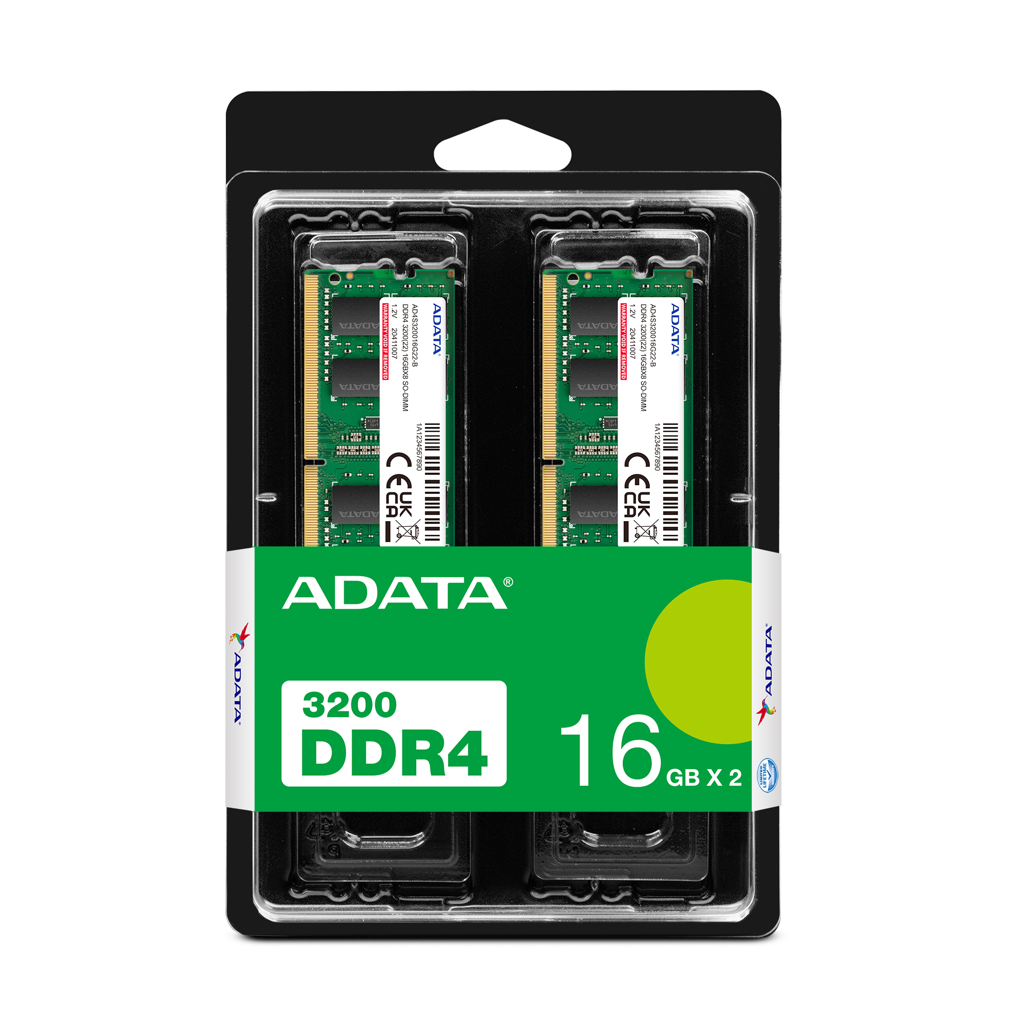 ADATA DRAM DDR4 U-DIMM 16GB 3200