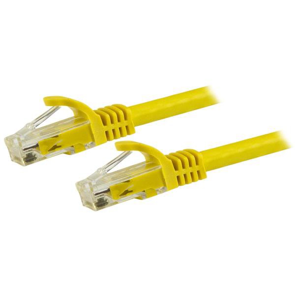 Cable de Red 30cm Amarillo Cat6 RJ45