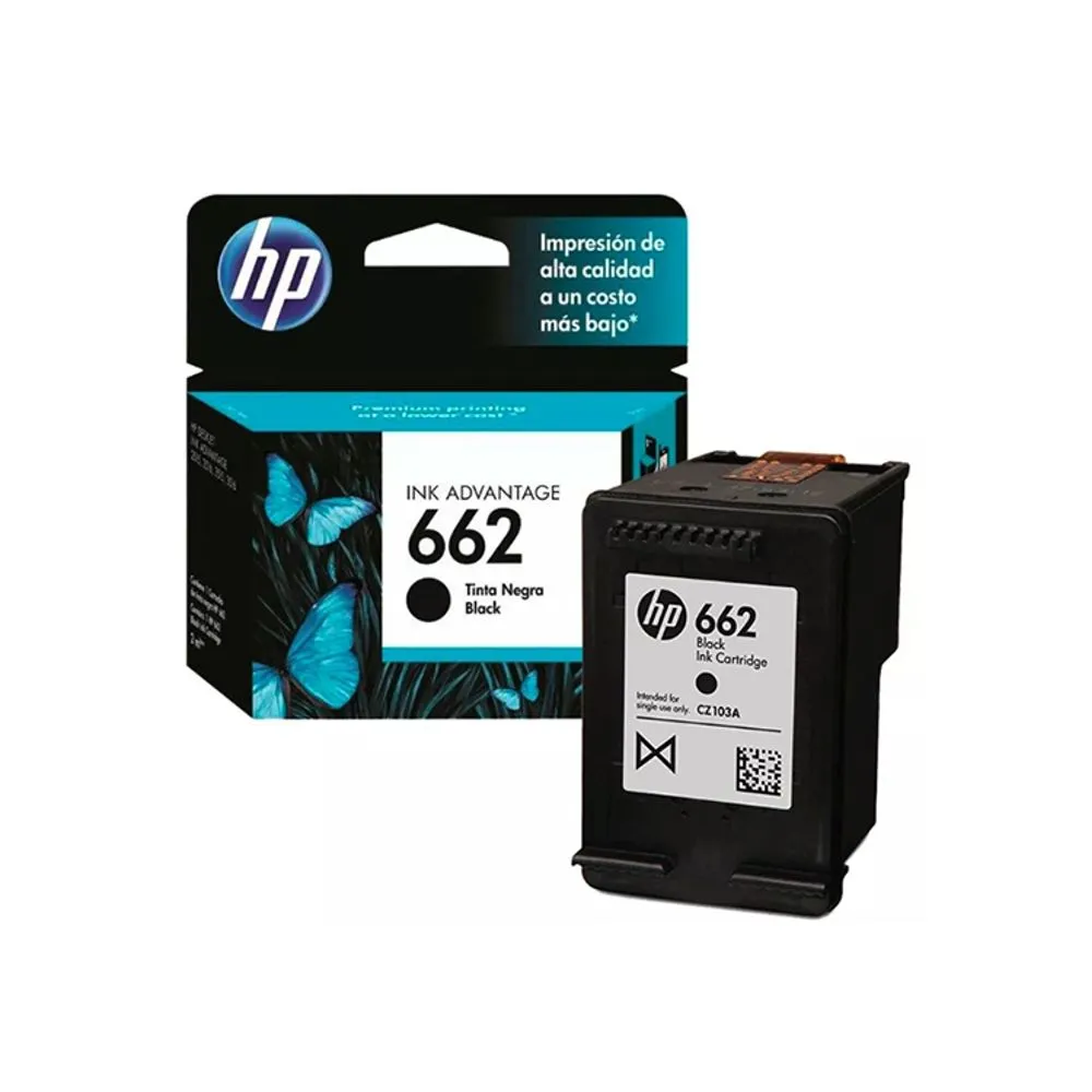 CARTUCHO  TINTA HP 662 NEGRO