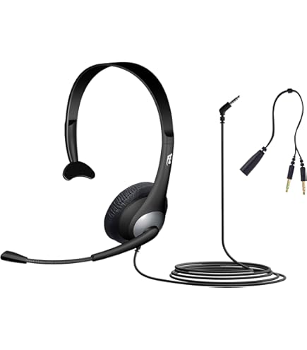HEADPHONE MONO WITH USB MICROPONE K80100