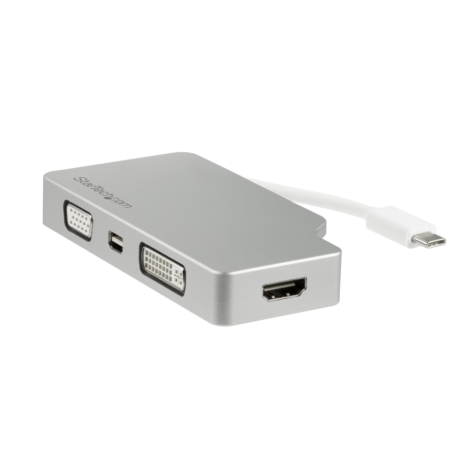 Adaptador USB-C a VGA DVI HDMI miniDP 4K