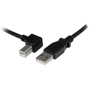 Cable 0,5m MicroUSB3 acodado izquierdo
