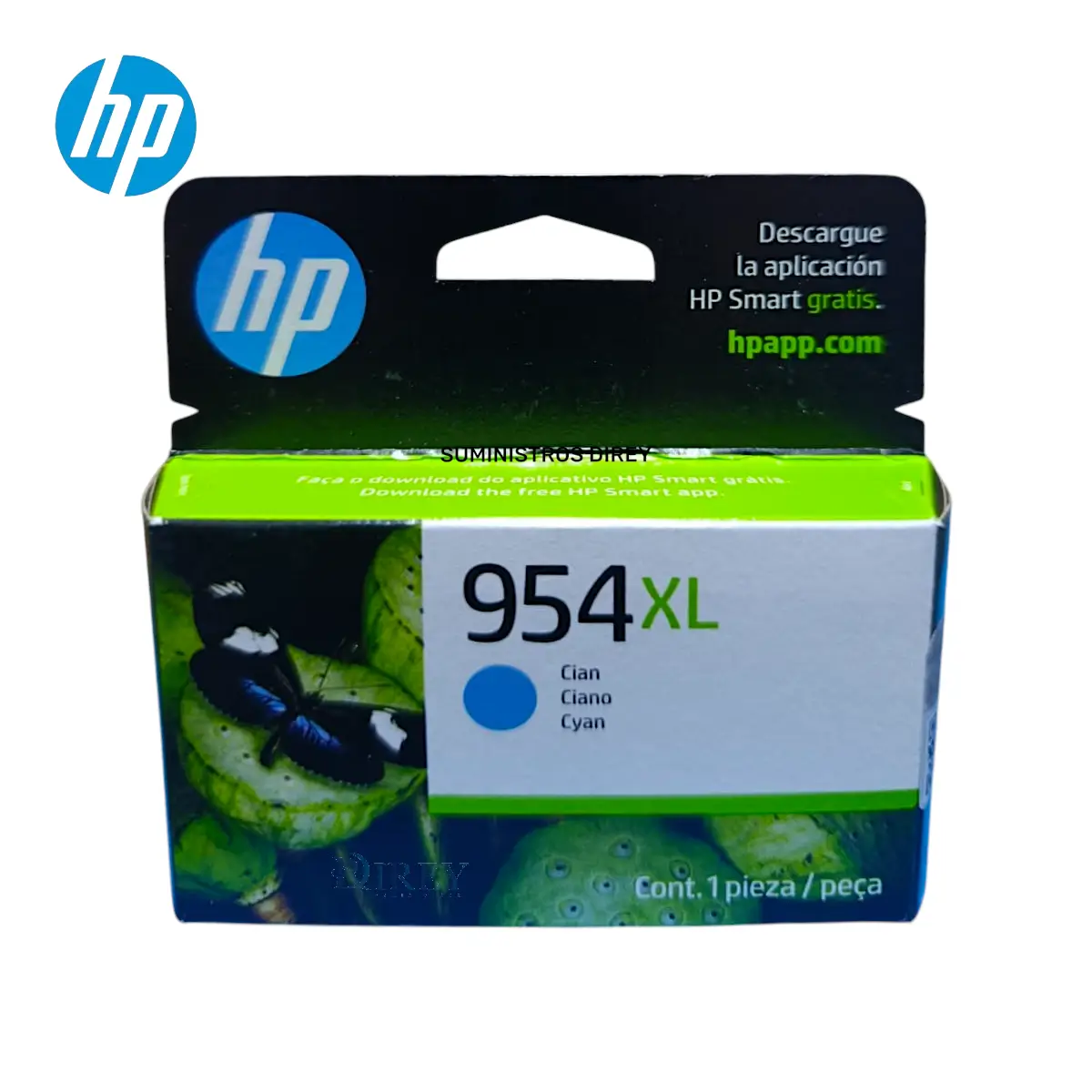 CARTUCHO DE TINTA HP 954XL CIAN 1600 PÃ