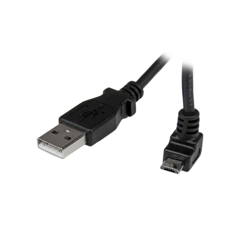 Cable de 1m Micro USB Acodado a Derecha
