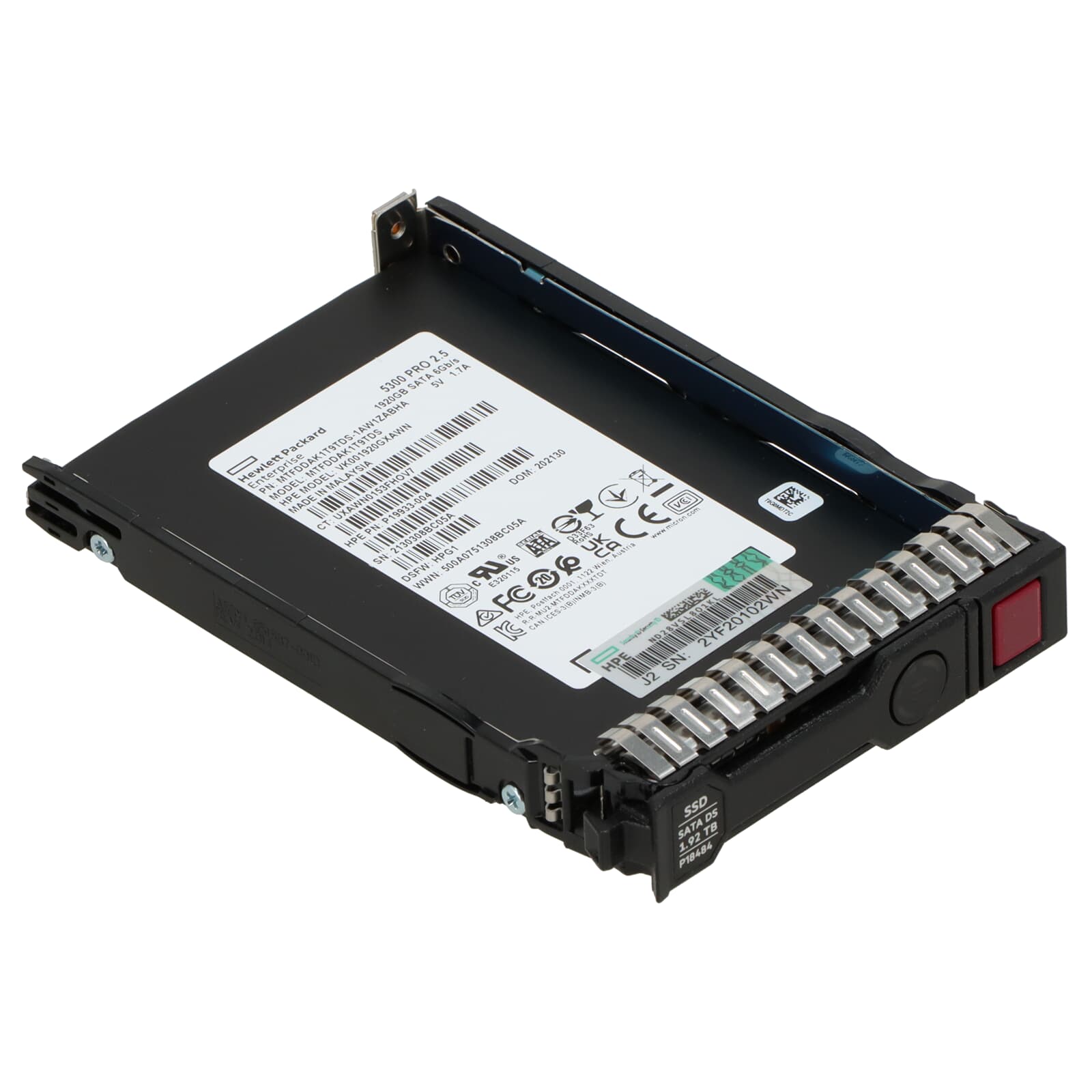 HPE 1.92TB SAS MU SFF BC VS MV SSD