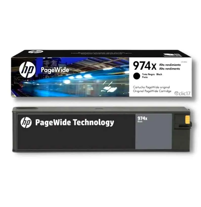CARTUCHO DE TINTA HP 974X PAGEWIDE NEGRO