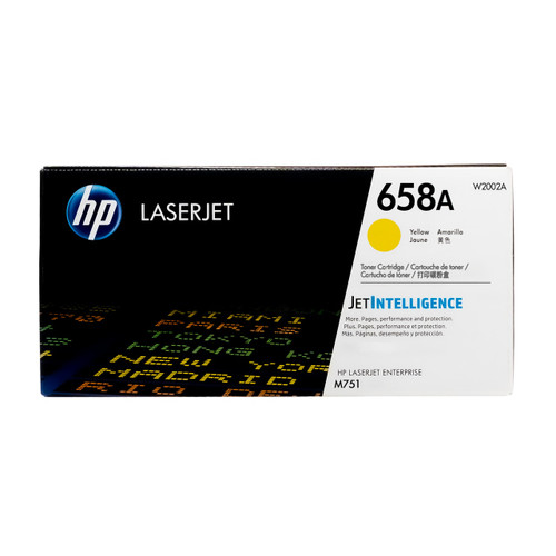HP 658A Yellow LaserJet Toner Cartridge