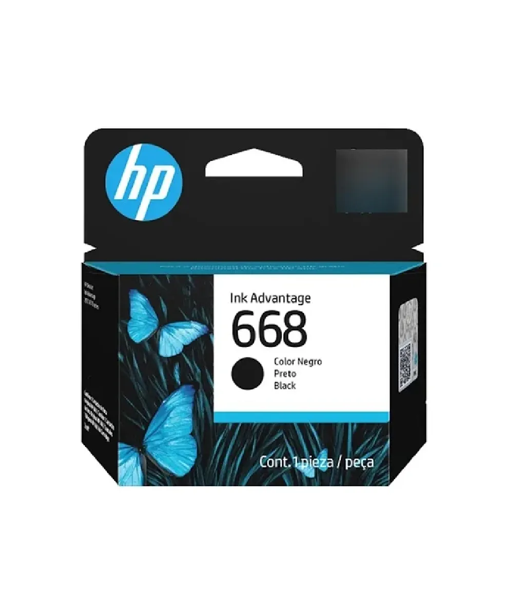 HP 668 NEGRO ORIGINAL INK ADVANTAGE CART
