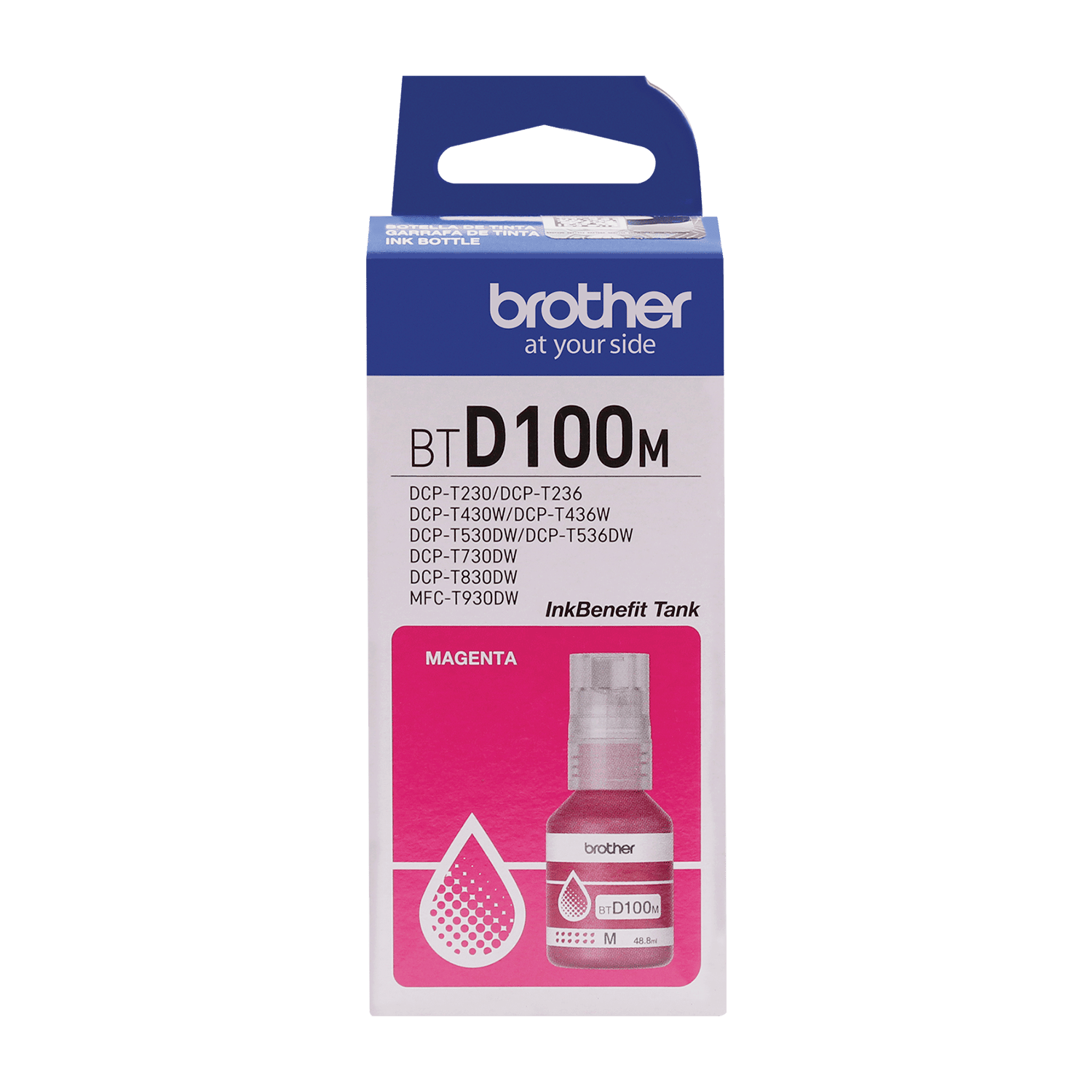 BOTELLA DE TINTA MAGENTA BTD100M