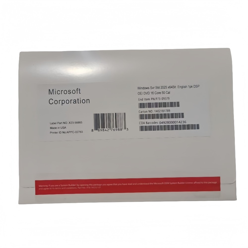 WINDOWS SVR STD 2025 64BIT SPANISH 1PK D