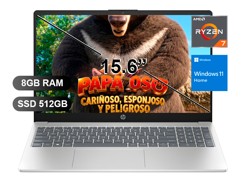 15-FC0287LA R7 7730U 8G 512GB 15.6 W11H