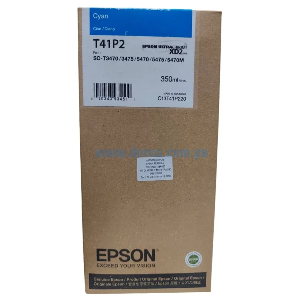 TINTA T41P220 CIAN 350ML