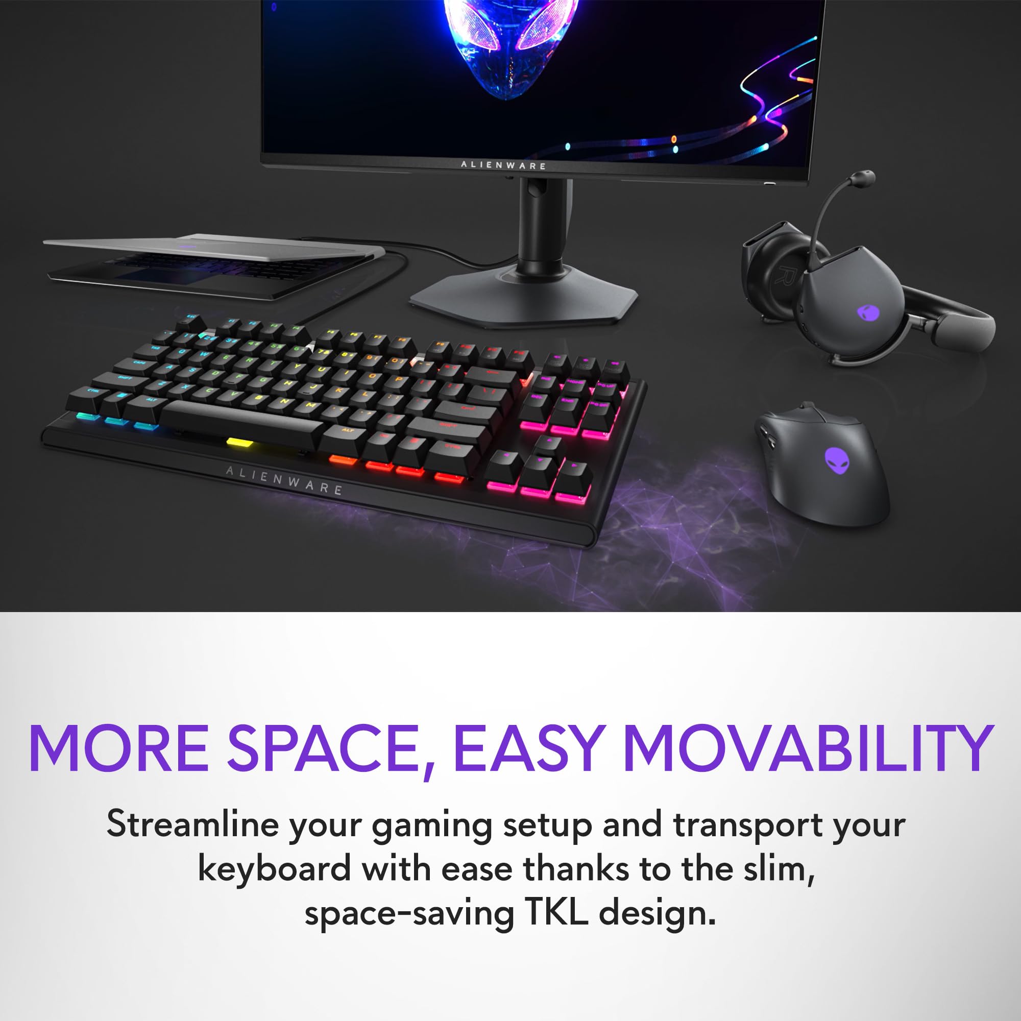 Teclado DELL Modelo Alienware Perfil Baj