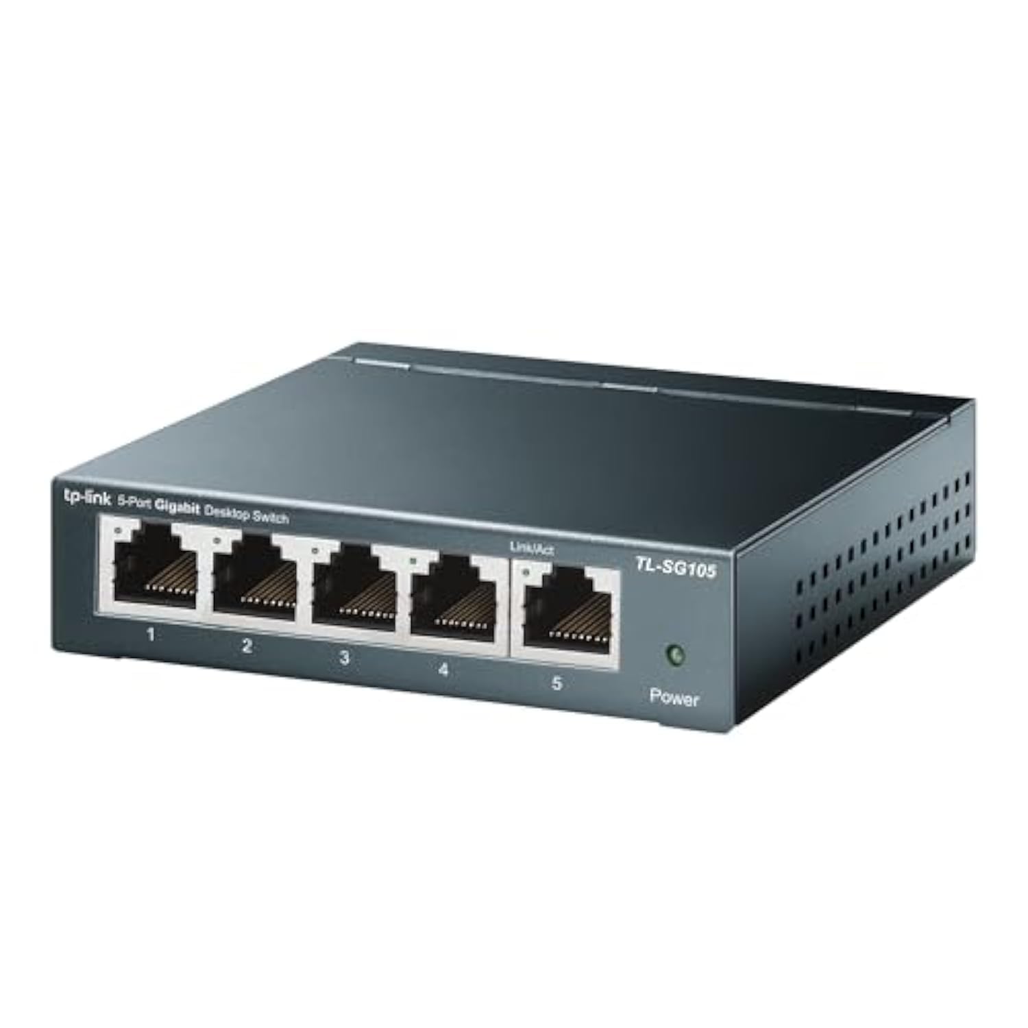 TP-Link TL-SG105 5-Port Metal Gigabit Switch - Conmutador - sin gestionar - 5 x 10/100/1000 - sobremesa