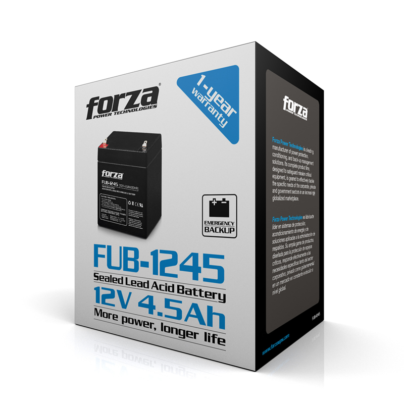 Forza FUB-1245 - Batería - 12 V - 4.5 Ah