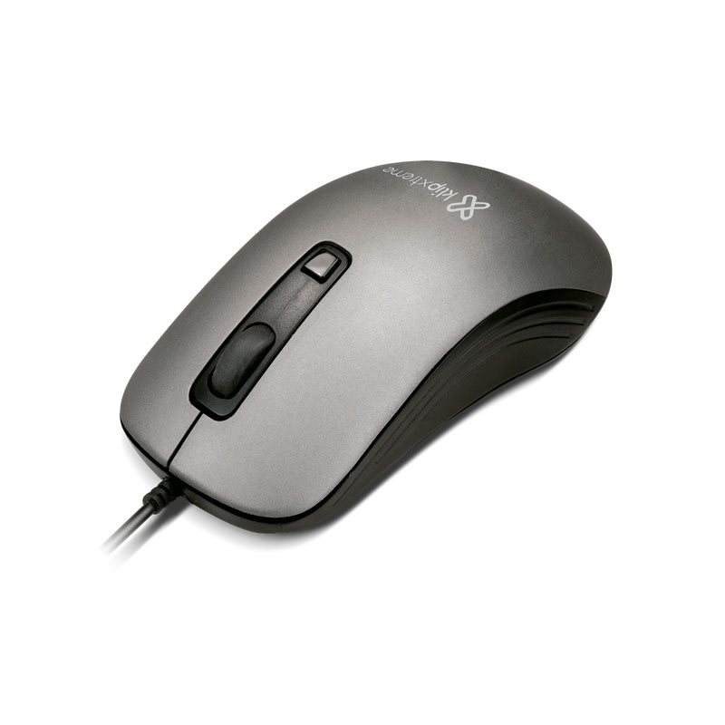 Klip Xtreme - Mouse - Wired - USB - Gray - 1600dpi