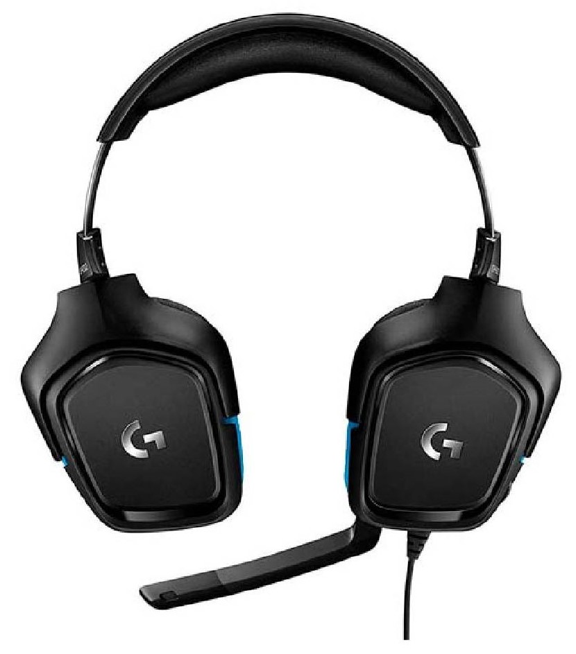 Logitech G935 - Auricular - 7.1 canales - tamaño completo - 2,4 GHz - inalámbrico - conector de 3,5 mm - negro, azul