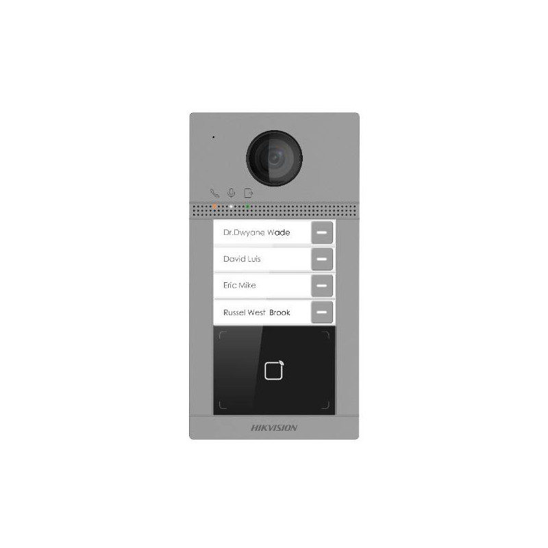 Hikvision Pro Series DS-KV8413-WME1 - Interfono IP - inalámbrico, cableado - Wi-Fi - 2.4 Ghz - 10/100 Ethernet