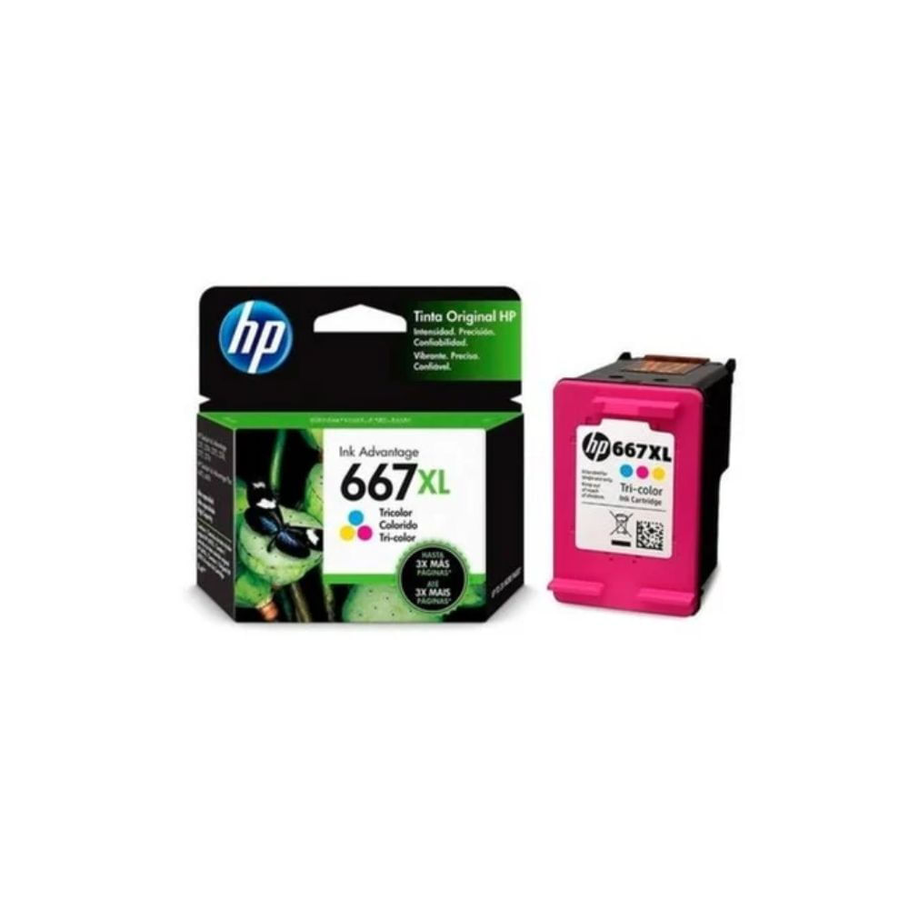HP - 667XL - Ink cartridge - Tricolor - 3YM80AL