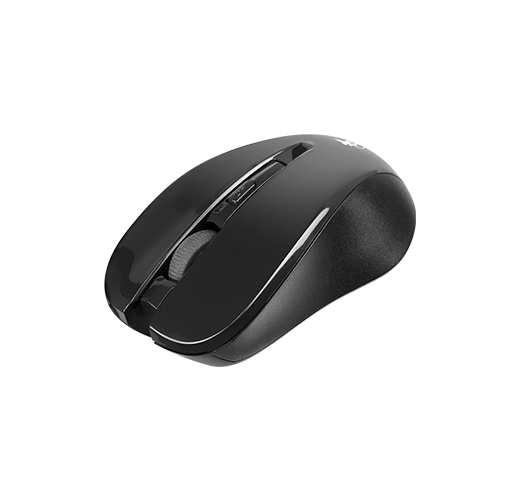 Xtech - Mouse - Infrared / 2.4 GHz - Wireless - Black - 1200dpi 4-button