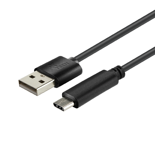 Xtech XTC-510 - Cable USB - 24 pin USB-C (M) reversible a USB (M) - USB 2.0 - 1.8 m - negro