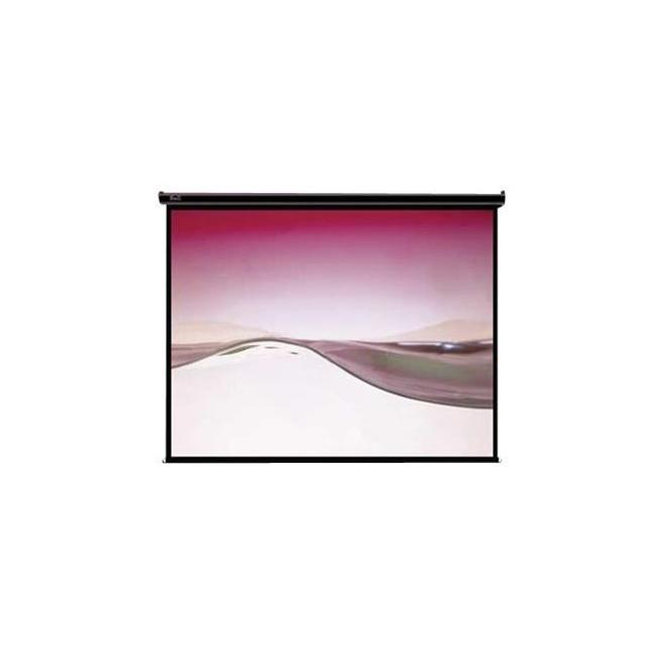 Vista 2 de Klip Xtreme KPS-302 - Pantalla de proyección - instalable en el techo, instalable en pared - 86" (218 cm) - 4:3 - Matte White - blanco