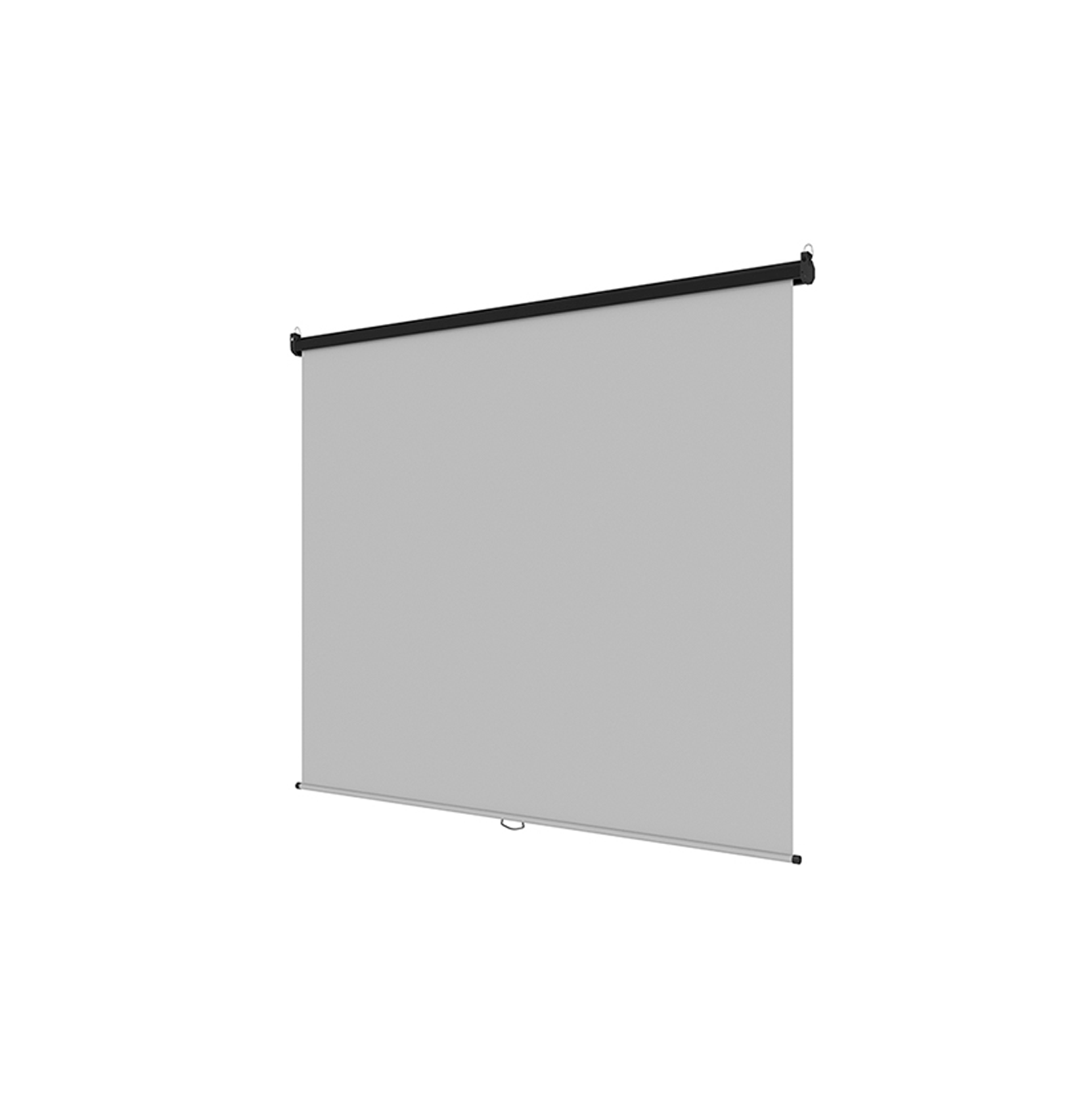 Vista 2 de Klip Xtreme KPS-304 - Pantalla de proyección - instalable en el techo, instalable en pared - 120" (305 cm) - 4:3 - Matte White - blanco