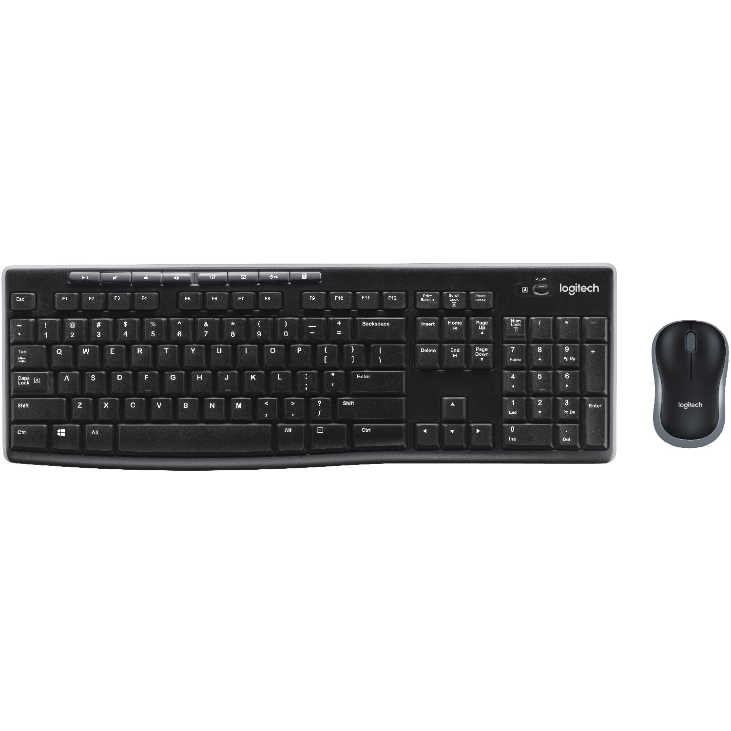 Logitech Wireless Combo MK270 - Juego de teclado y ratón - 2.4 GHz en Español