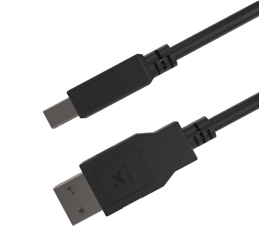 Xtech - USB cable - 3.04 m - 4 pin USB Type B - 4 pin USB Type A - 2.0 male-male mold