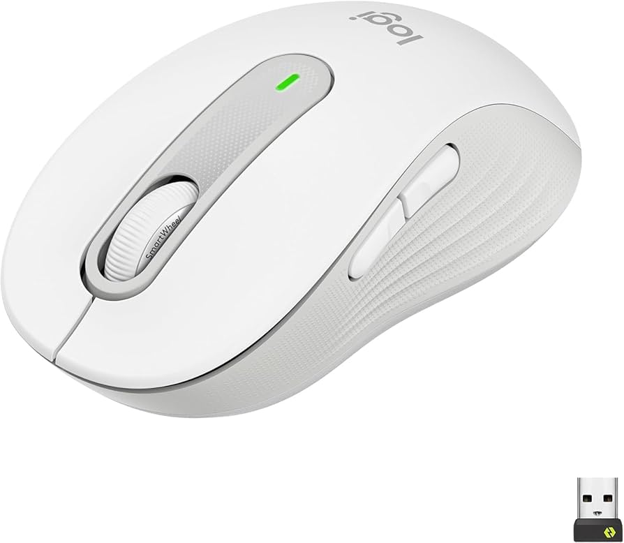 Logitech M185 - Ratón - diestro y zurdo - óptico - inalámbrico - 2.4 GHz - receptor inalámbrico USB - rojo
