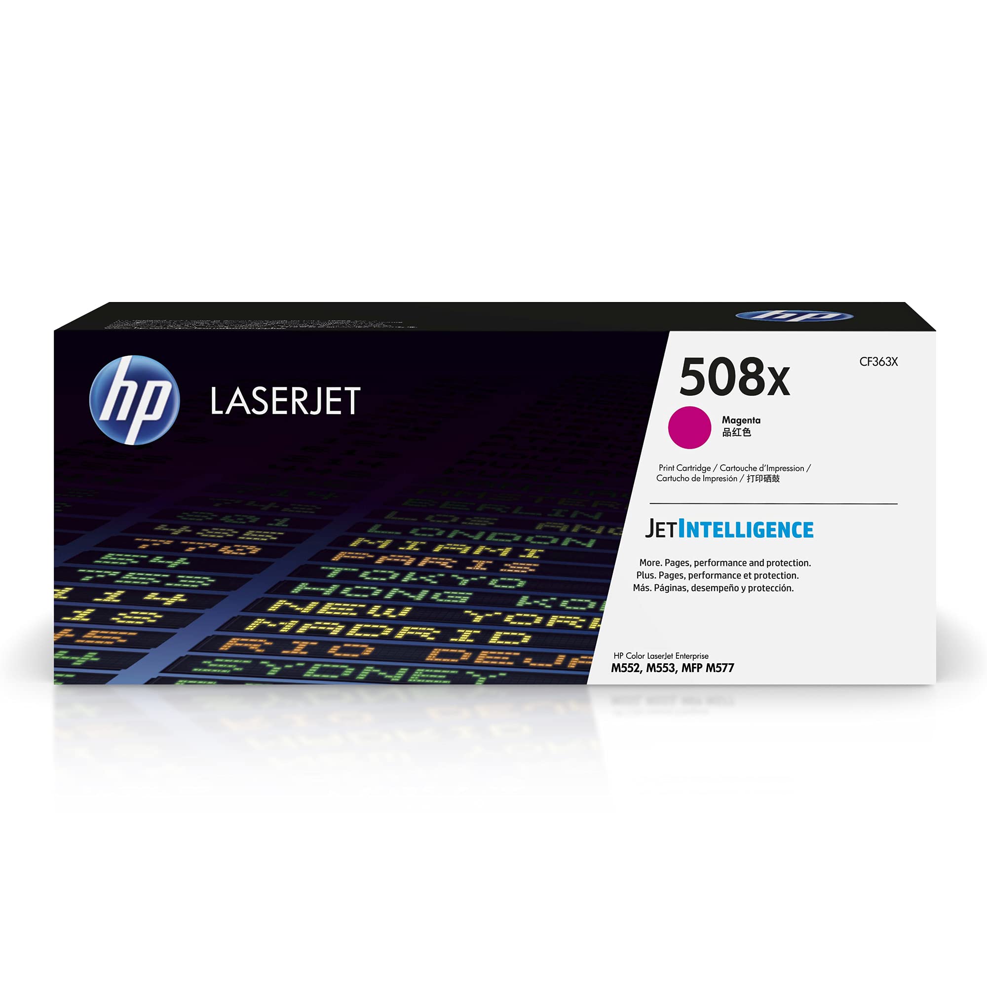 HP 508X - Alto rendimiento - magenta - original - LaserJet - cartucho de tóner (CF363X) - para LaserJet Enterprise MFP M577; LaserJet Enterprise Flow MFP M577