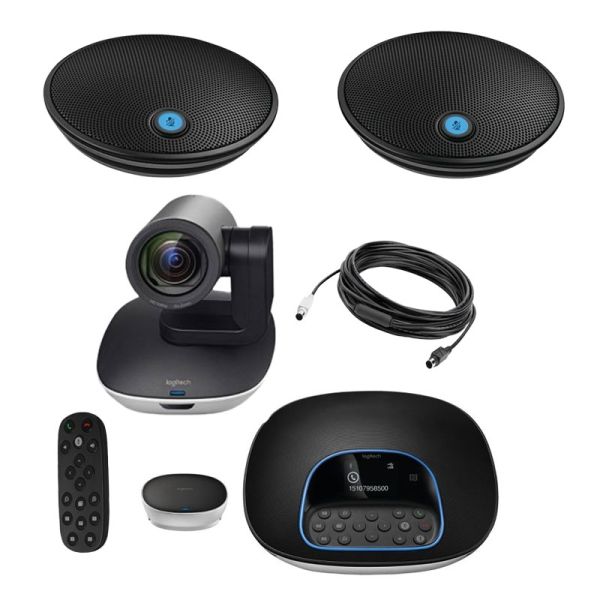 Logitech GROUP - Kit de videoconferencia - con Logitech Expansion Microphones