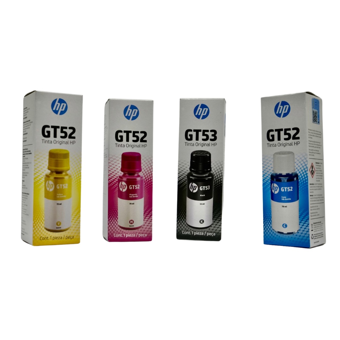 Vista 2 de HP GT52 - 70 ml - cián - original - recarga de tinta - para HP 11X, 31X; Deskjet GT 58XX; Smart Tank 500, 51X, 530, 6001, 615, 70XX, 73XX, 76XX