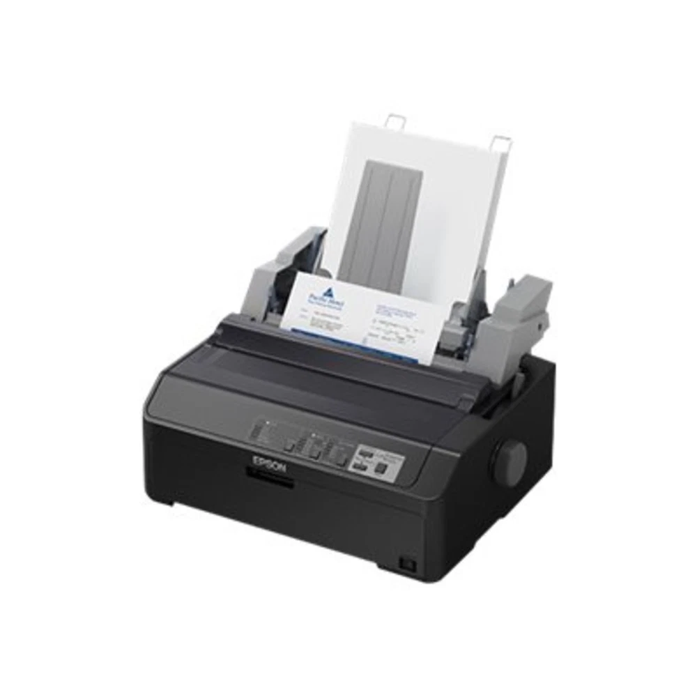 Epson FX 890II - Impresora - monocromo - matriz de puntos - Rollo (21,6 cm), 254 mm (anchura), 257 x 363 mm - 240 x 144 ppp - 9 espiga - hasta 738 caracteres/segundo - paralelo, USB 2.0