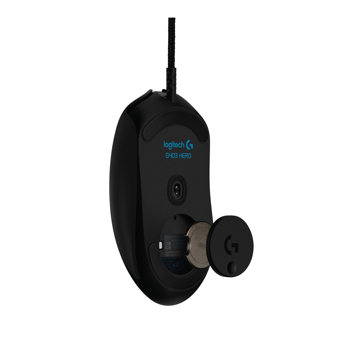 Logitech Gaming Mouse G403 HERO - Ratón - óptico - 6 botones - cableado - USB