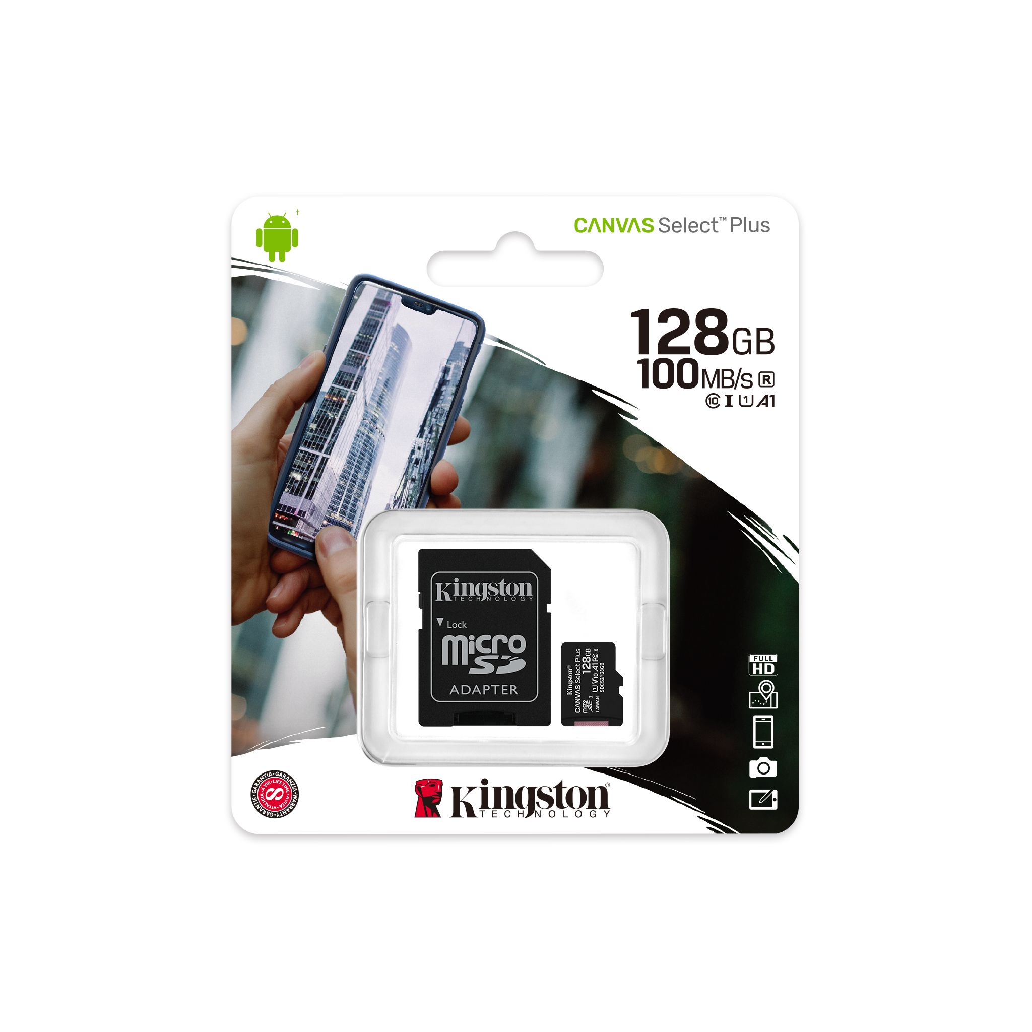 SanDisk Ultra - Tarjeta de memoria flash (adaptador microSDHC a SD Incluido) - 64 GB - Class 10 - microSDXC UHS-I