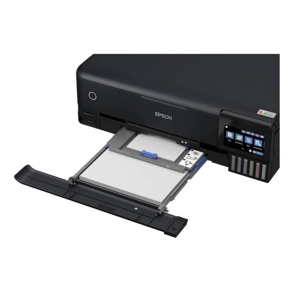 Epson EcoTank L8180 - Impresora multifunción - color - chorro de tinta - A3 (material) - hasta 16 ppm (impresión) - 100 hojas - USB 2.0, LAN, Wi-Fi(n)