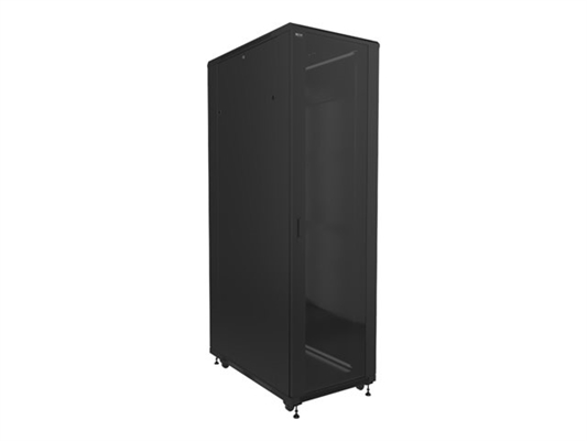 Vista 2 de Nexxt Solutions - Rack armario - instalable en el suelo - RAL 9005, negro barniz - 42U - 19"