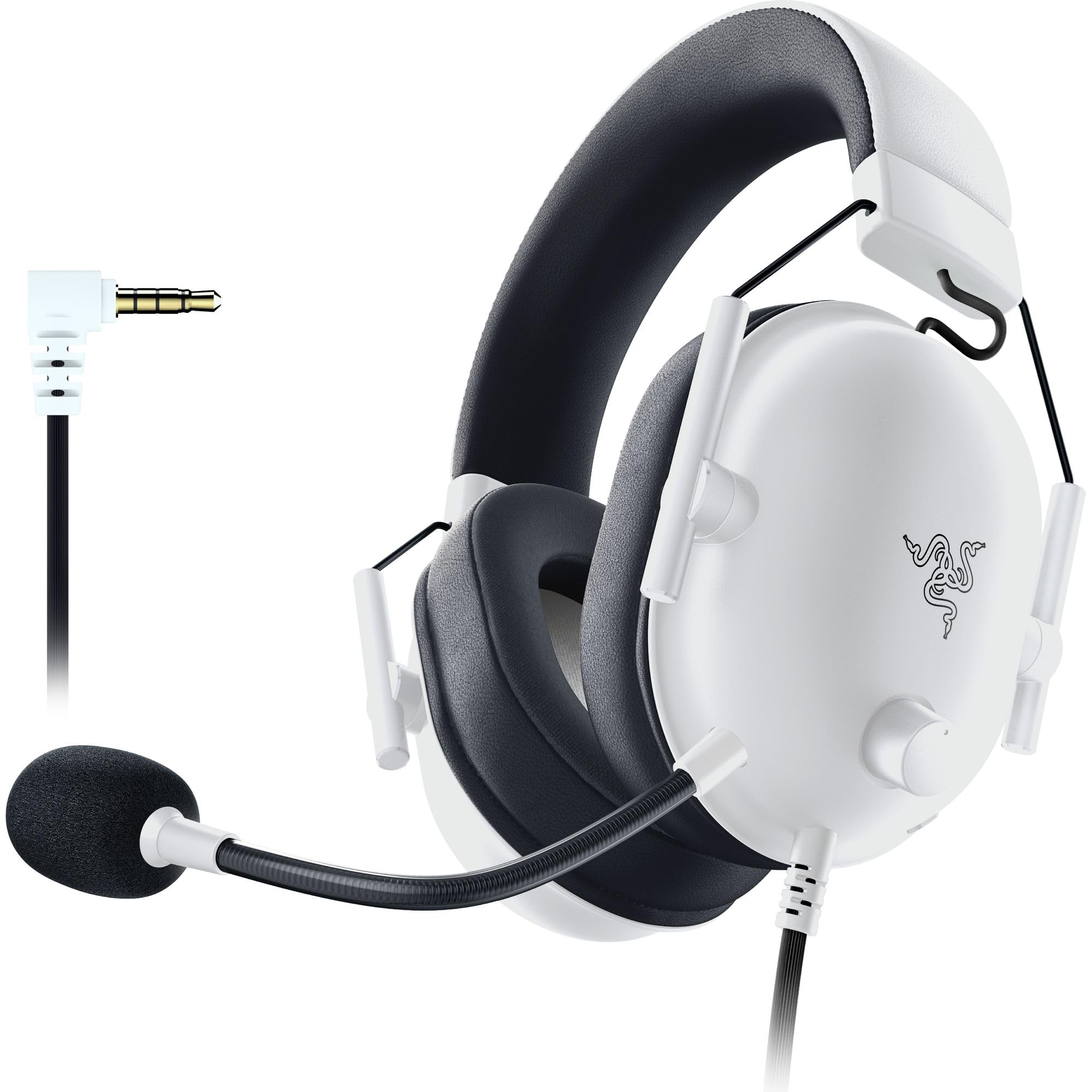 Razer BlackShark V2 X - Auricular - tamaño completo - cableado - conector de 3,5 mm - aislamiento de ruido - verde razer