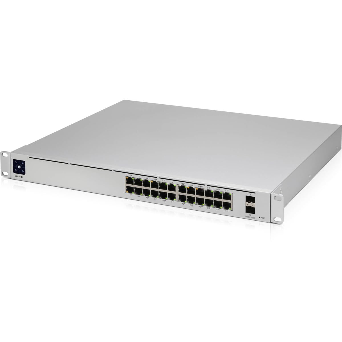 Ubiquiti UniFi Switch USW-Enterprise-24-PoE - Conmutador - L3 - Gestionado - 12 x 100/1000/2.5G (PoE+) + 12 x 10/100/1000 (PoE+) + 2 x 10 Gigabit SFP+ - montaje en rack - PoE+ (400 W)