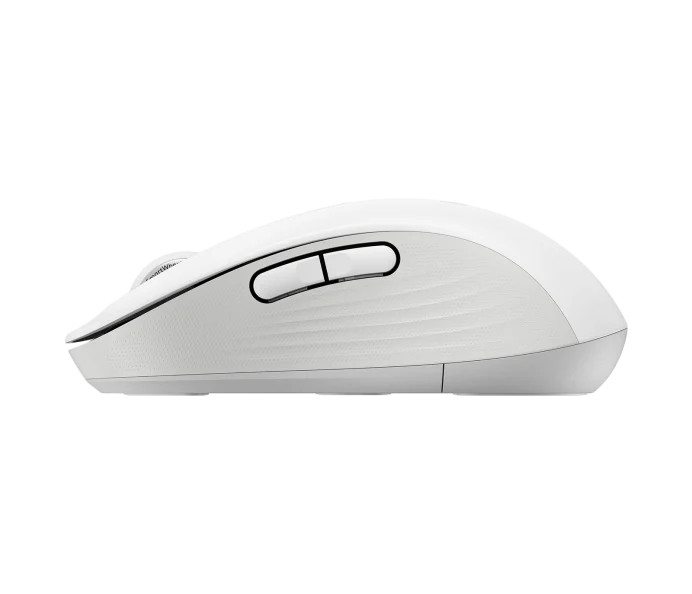 Logitech Signature M650 L - Ratón - tamaño grande - óptico - 5 botones - inalámbrico - Bluetooth, 2.4 GHz - receptor de USB Logitech Logi Bolt - blanco hueso