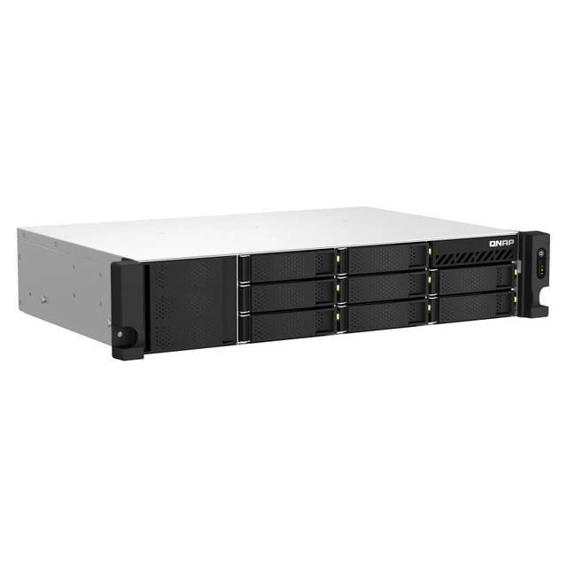 QNAP TS-873AeU-RP - Servidor NAS - 8 compartimentos - montaje en bastidor - SATA 6Gb/s - RAID 0, 1, 5, 6, 10, JBOD, 50, 60 - RAM 4 GB - 2.5 Gigabit Ethernet - iSCSI soporta - 2U