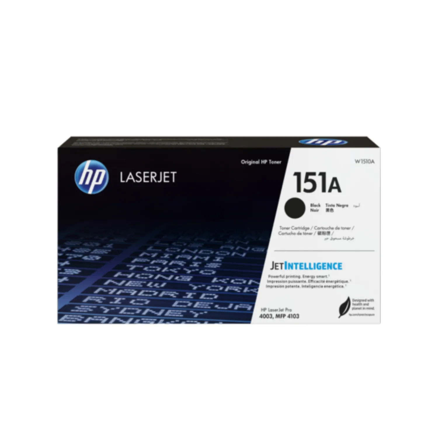 HP 151A - Negro - original - LaserJet - cartucho de tóner (W1510A) - para LaserJet Pro 4003dn, 4003dw, MFP 4103fdw