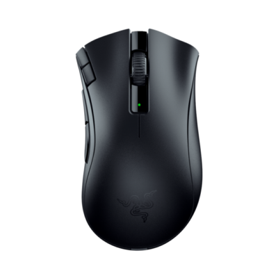 Razer DeathAdder V2 X HyperSpeed - Ratón - ergonómico - diestro - óptico - 7 botones - inalámbrico - 2.4 GHz, Bluetooth - receptor inalámbrico USB